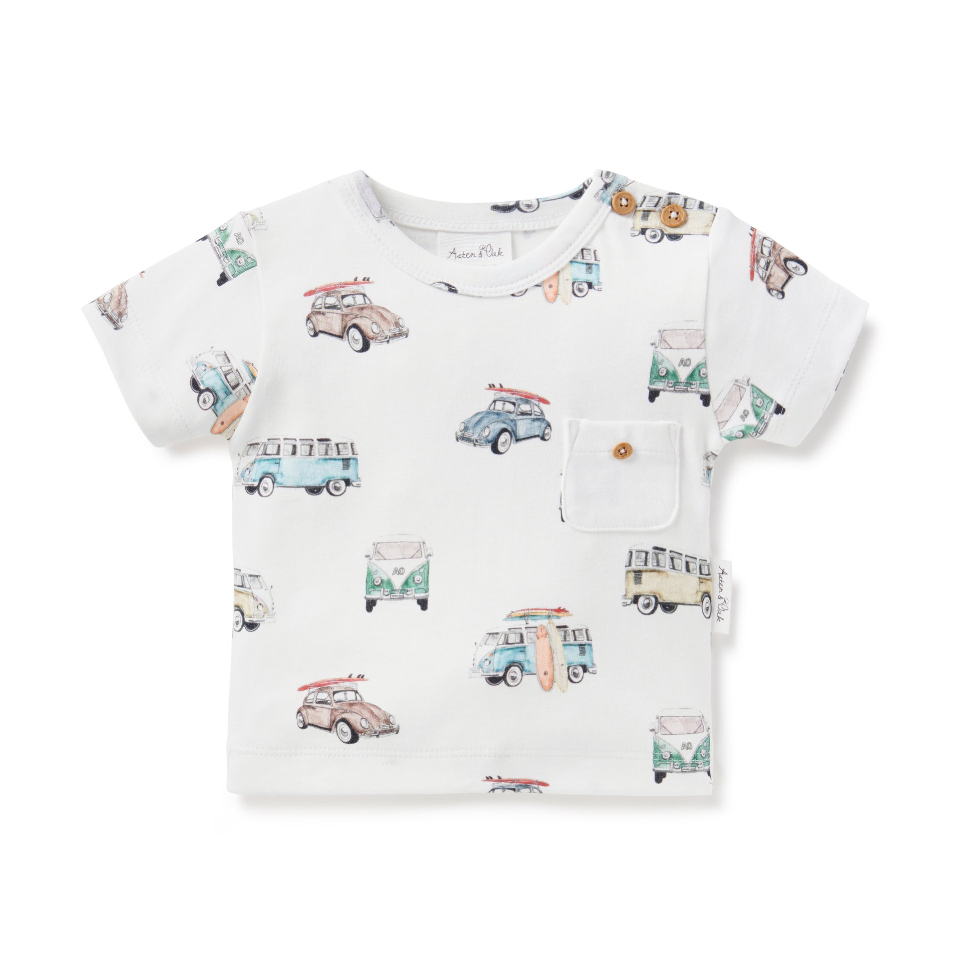 Aster and Oak Beach Life AOP Tee | Tops & T-Shirts | Bon Bon Tresor