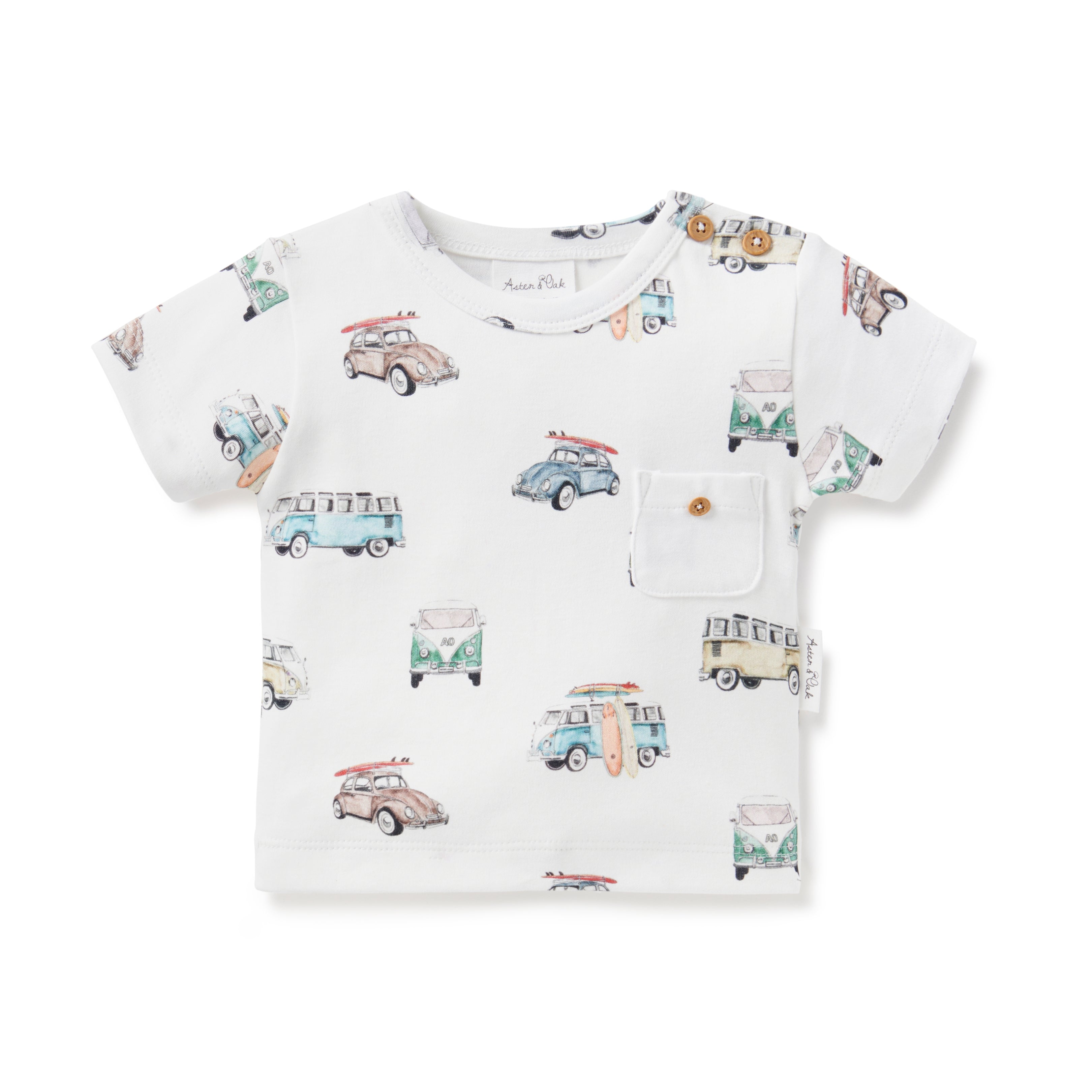 Aster and Oak Beach Life AOP Tee | Tops & T-Shirts | Bon Bon Tresor