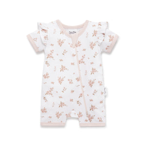 Aster and Oak Blossom Zip Romper | Rompers & Playsuits | Bon Bon Tresor