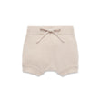 Aster and Oak Oatmeal Knit Shorts | Pants & Shorts | Bon Bon Tresor