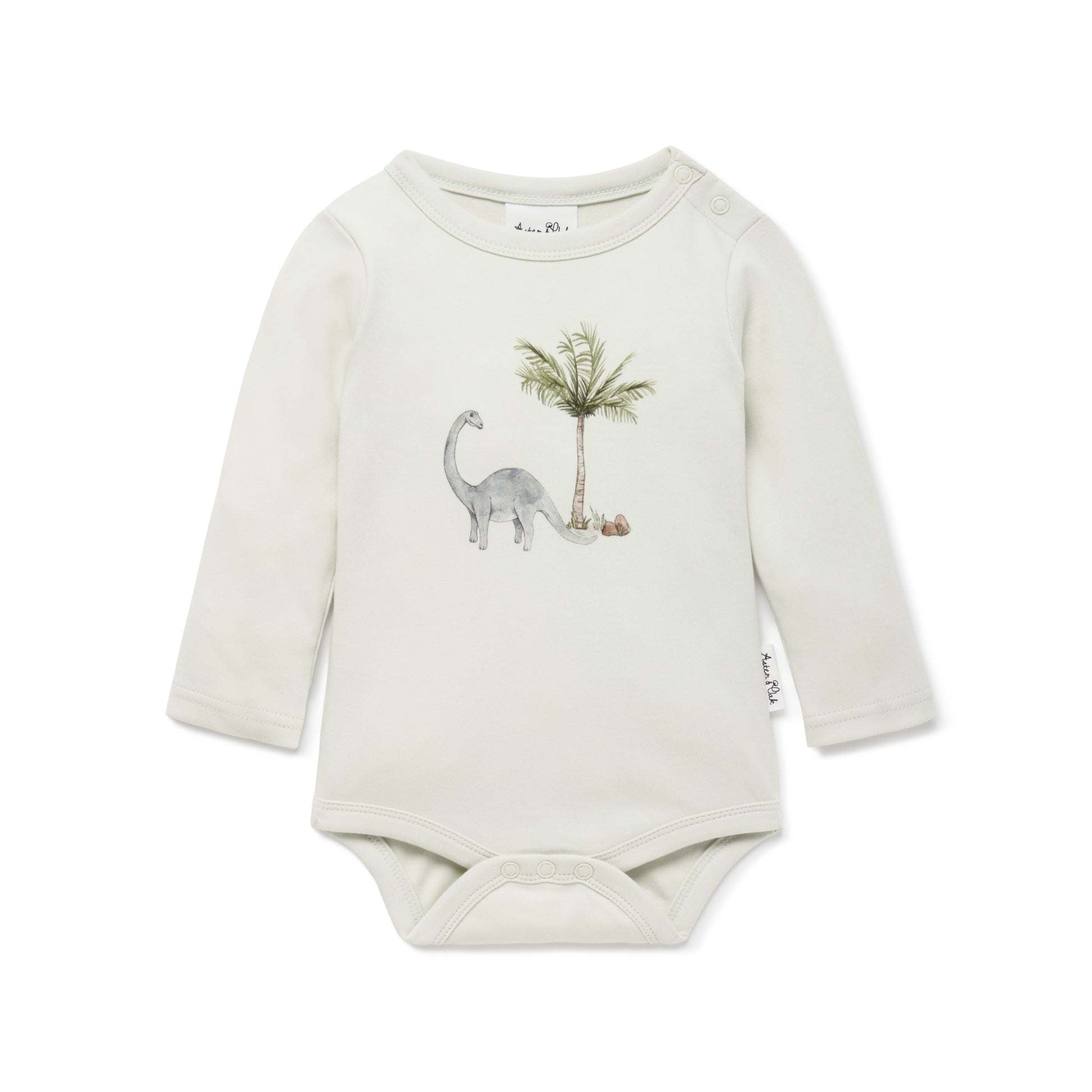 Aster and Oak Dinosaur Print Onesie | Rompers & Playsuits | Bon Bon Tresor