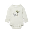 Aster and Oak Dinosaur Print Onesie | Rompers & Playsuits | Bon Bon Tresor