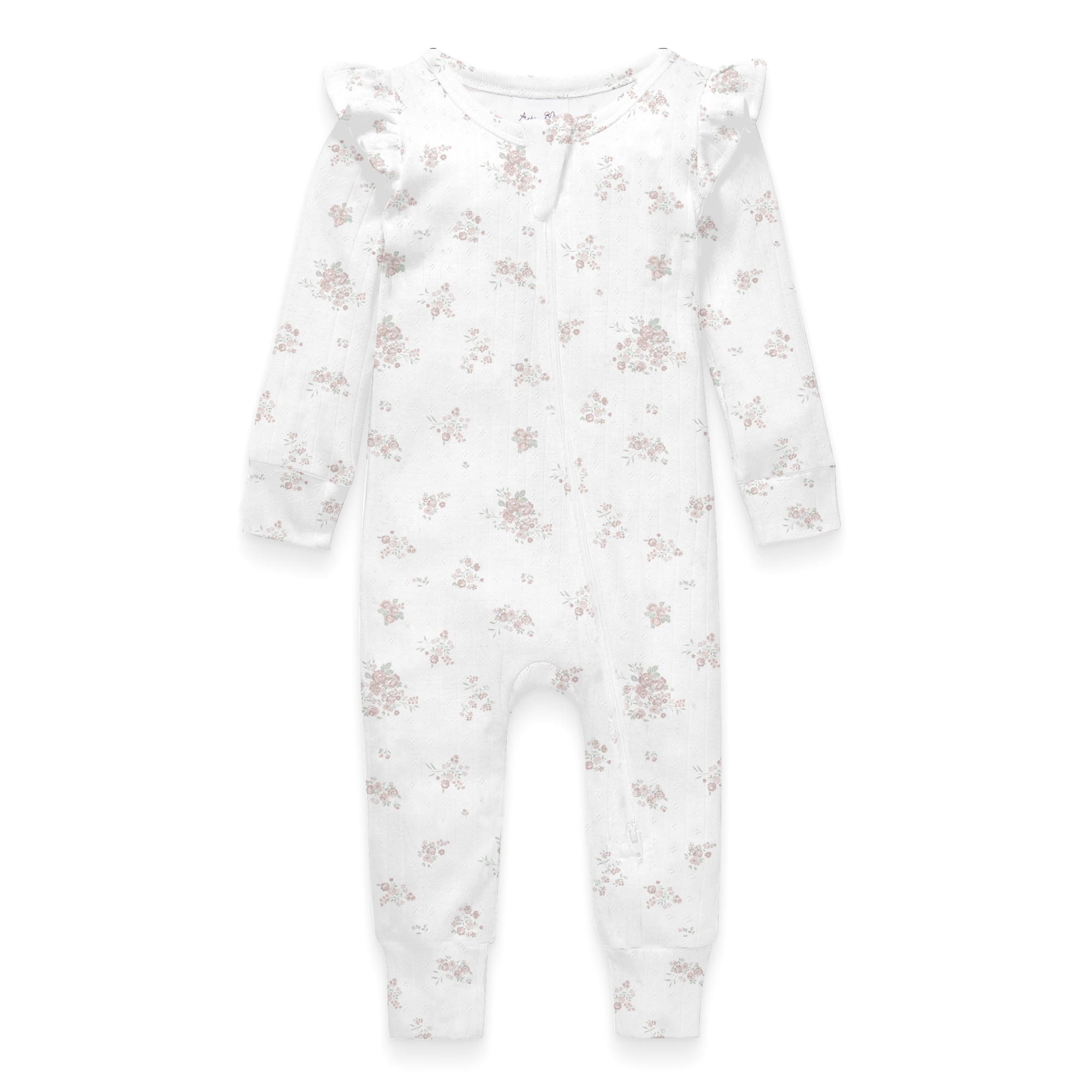 Aster and Oak Posie Floral Zip Romper | Rompers & Playsuits | Bon Bon Tresor