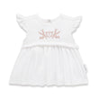 Aster and Oak Embroidered Ruffle Top | Tops | Bon Bon Tresor