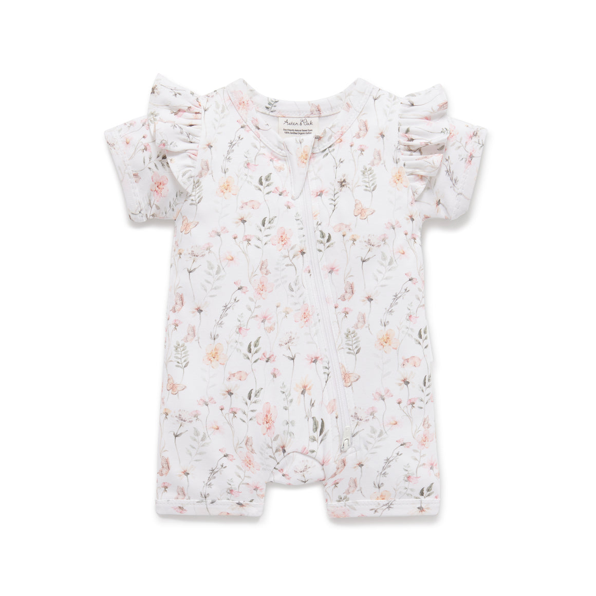 Aster and Oak Secret Garden Zip Romper | Rompers & Playsuits | Bon Bon Tresor