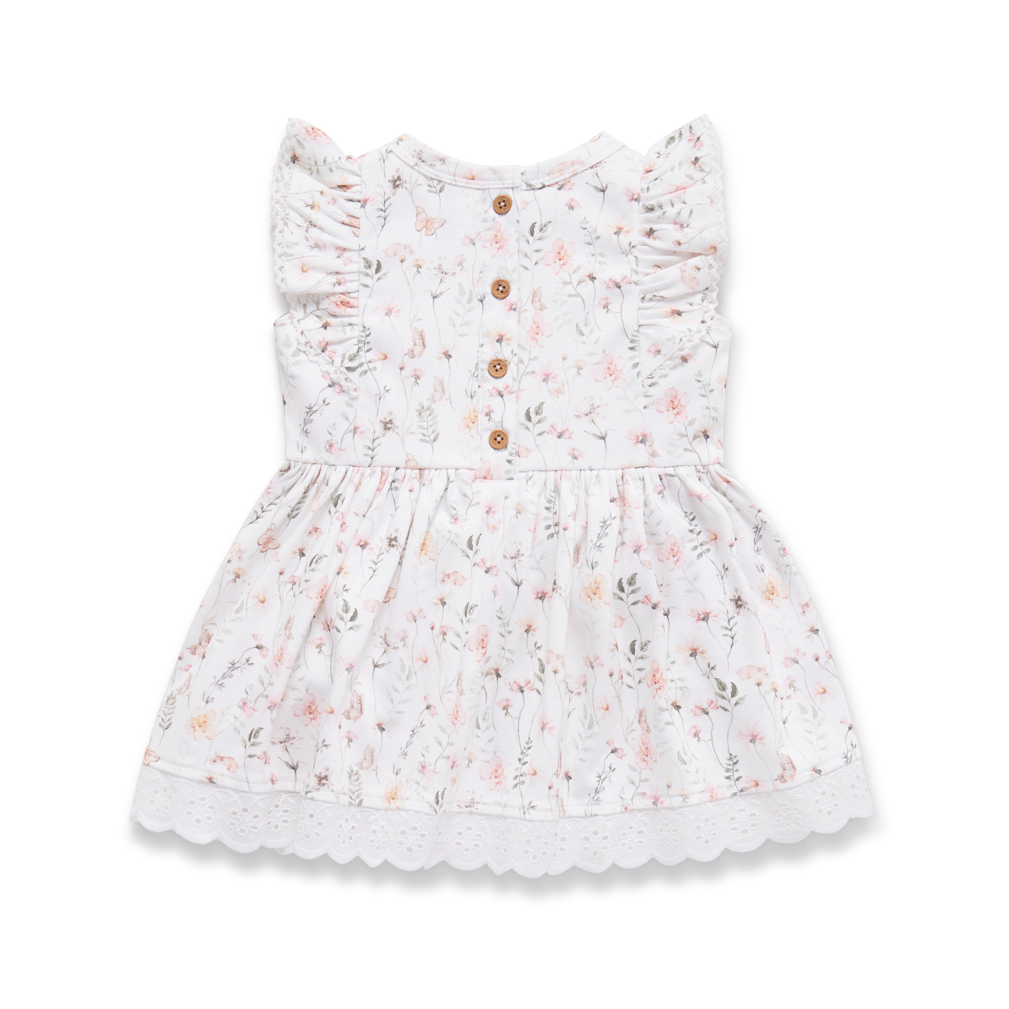 Aster and Oak Secret Garden Ruffle Dress