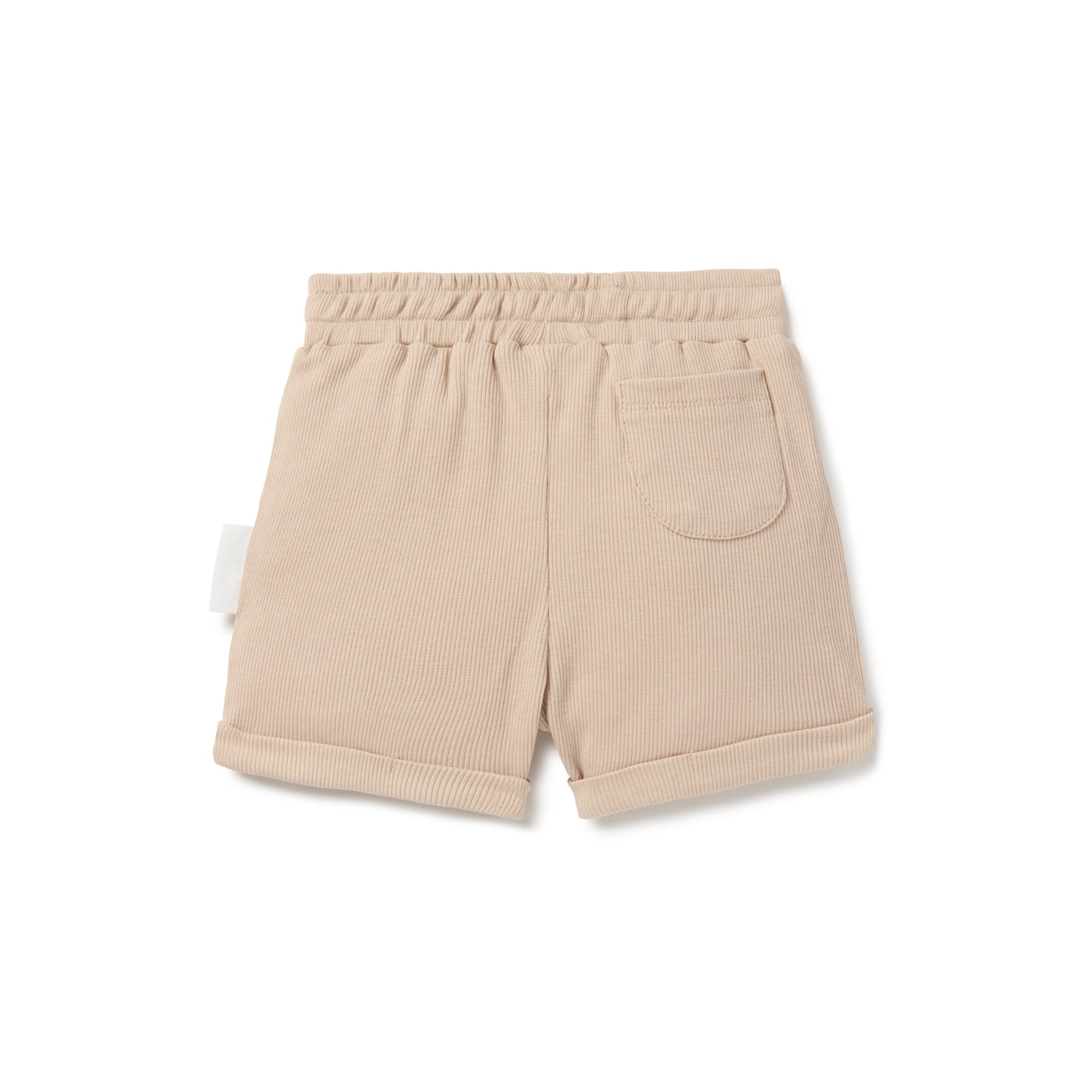 Aster and Oak Taupe Rib Shorts | Pants & Shorts | Bon Bon Tresor