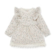Aster and Oak Winter Floral Ruffle Dress | Dresses | Bon Bon Tresor
