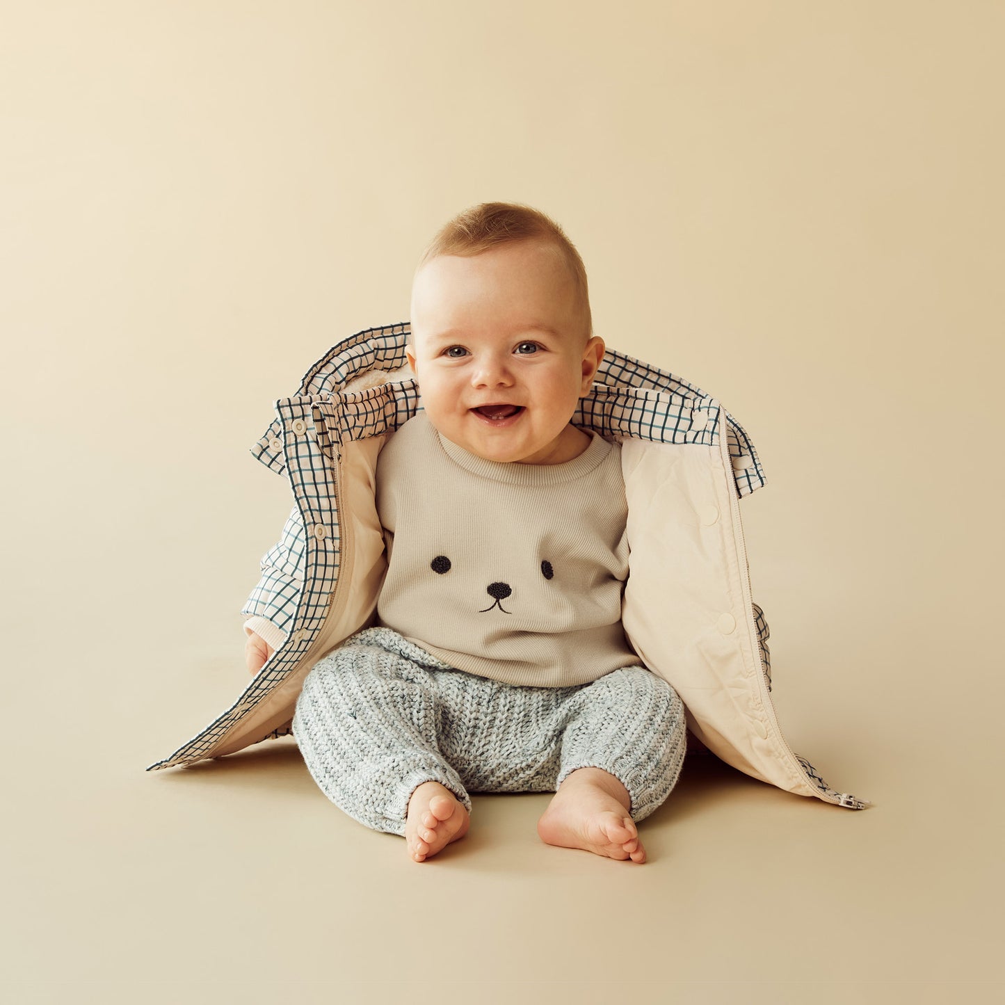 Wilson and Frenchy Organic Terry Sweat - Oatmeal | Sweaters & Knitwear | Bon Bon Tresor