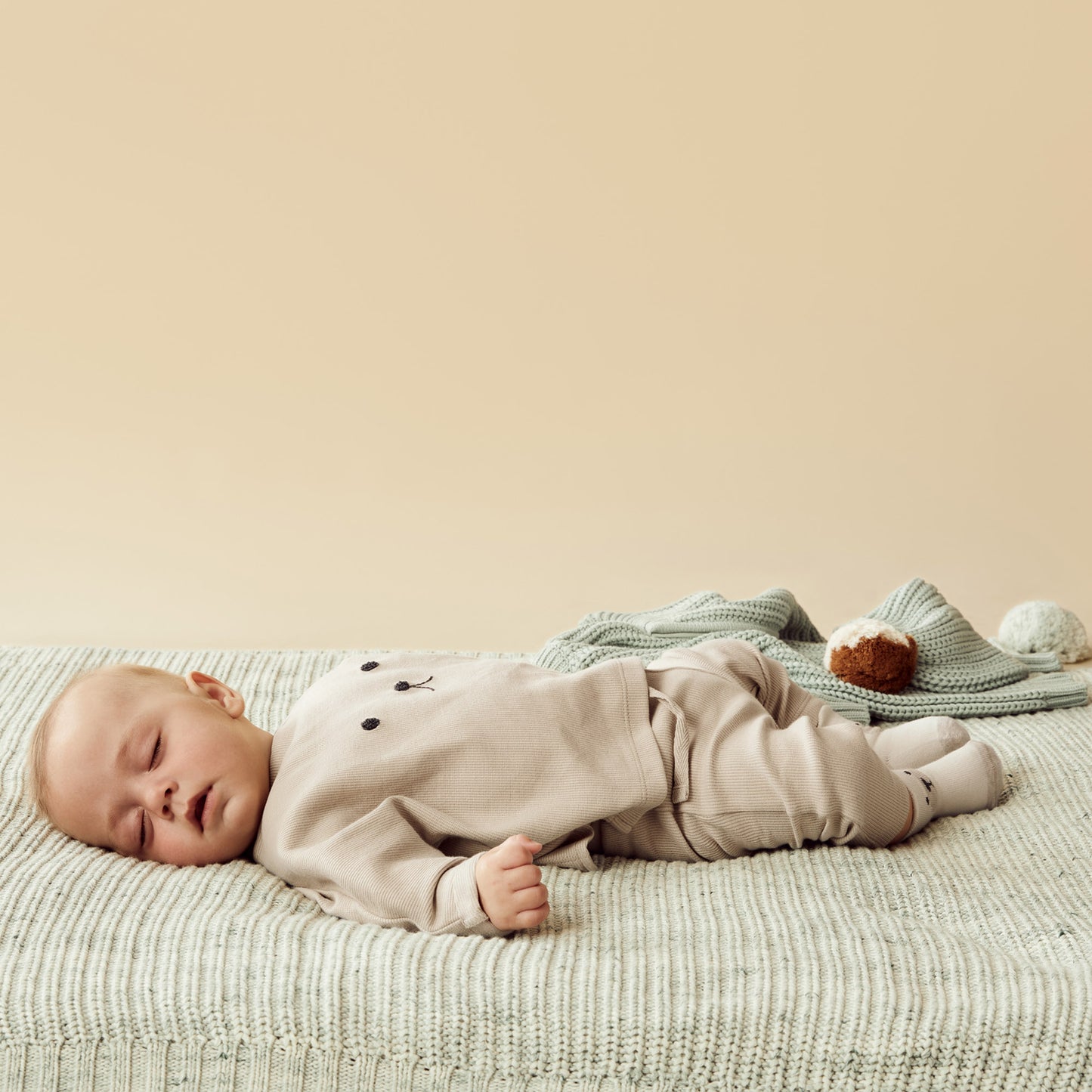 Wilson and Frenchy Organic Terry Sweat Pant - Oatmeal | Pants & Shorts | Bon Bon Tresor