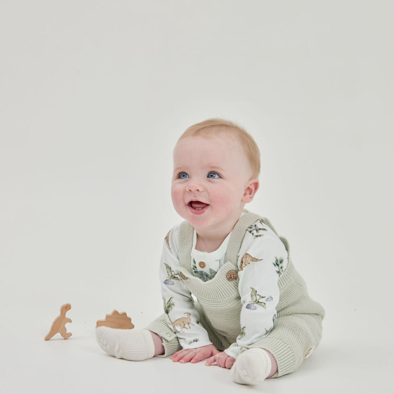 Aster and Oak Sage Knit Pocket Overalls | Rompers & Playsuits | Bon Bon Tresor