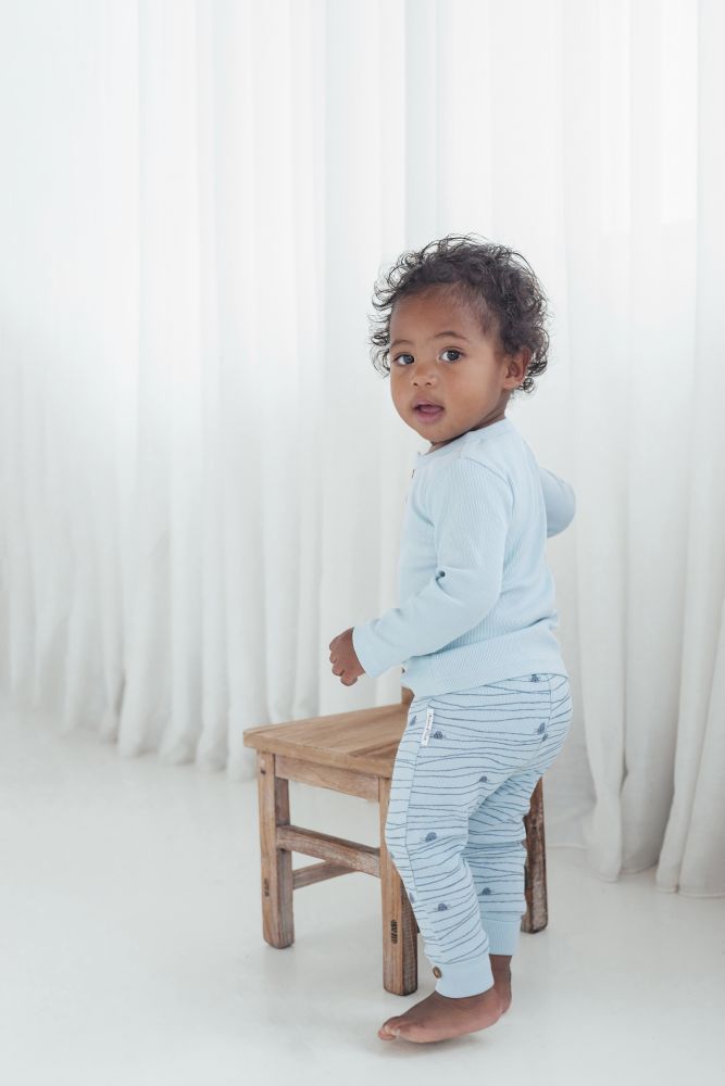 Aster and Oak Striped Seal Rib Legging | Pants & Shorts | Bon Bon Tresor