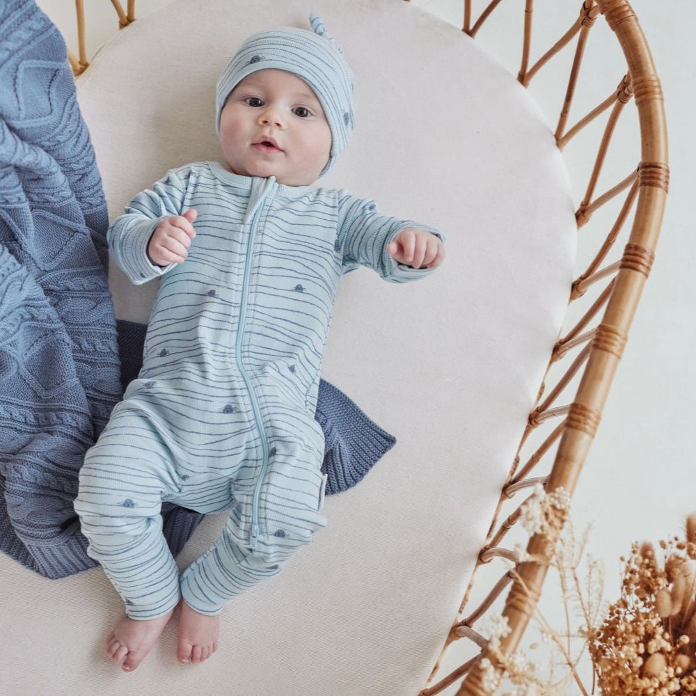 Aster and Oak Seal Zip Romper