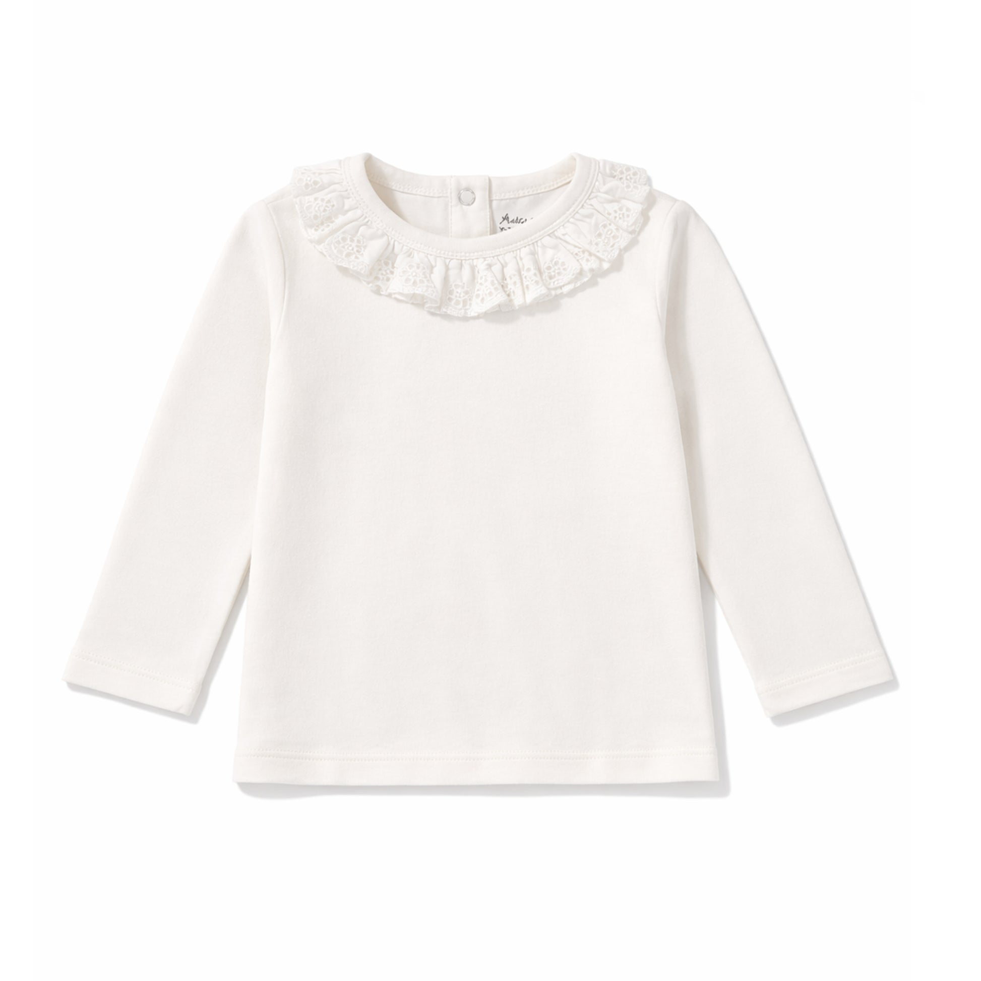 Aster and Oak Coconut Ruffle Top | Tops | Bon Bon Tresor