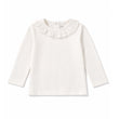 Aster and Oak Coconut Ruffle Top | Tops | Bon Bon Tresor