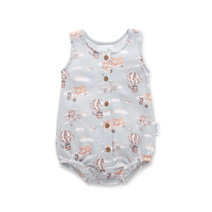 Aster and Oak Flying Friends Bubble Romper | Rompers & Playsuits | Bon Bon Tresor