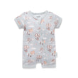 Aster and Oak Baby Boys Flying Friends Zip Romper | Rompers & Playsuits | Bon Bon Tresor