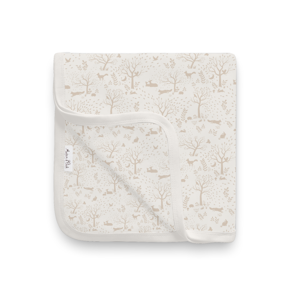Aster and Oak Woodland Distsy Baby Wrap | Wraps & Swaddles | Bon Bon Tresor