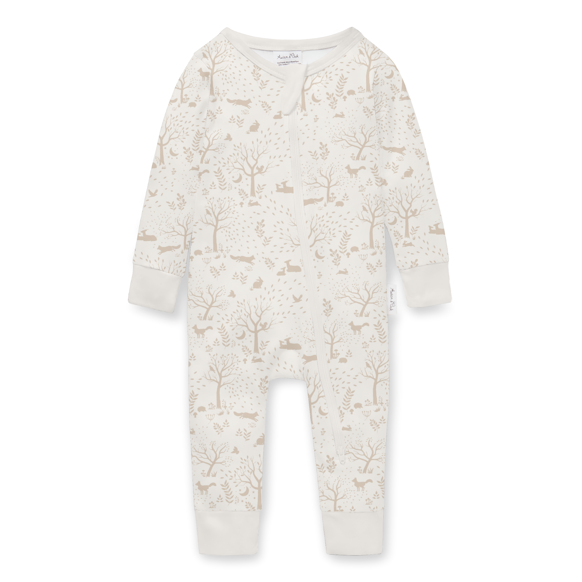 Aster and Oak Woodland Zip Romper | Rompers & Playsuits | Bon Bon Tresor