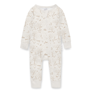 Aster and Oak Woodland Zip Romper | Rompers & Playsuits | Bon Bon Tresor