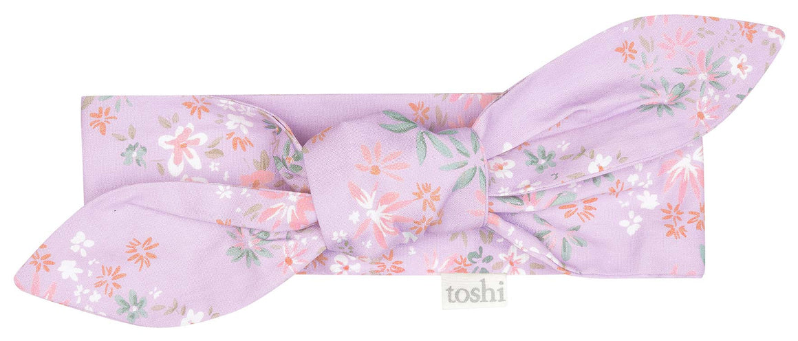 Toshi Baby Headband Athena Lavender | Hair Accessories | Bon Bon Tresor