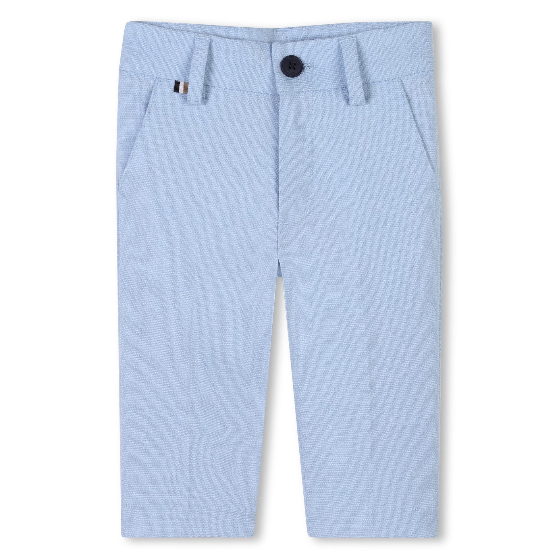 BOSS KIDSWEAR Baby Boys Persian Blue Suit Trousers | Suits & Sets | Bon Bon Tresor