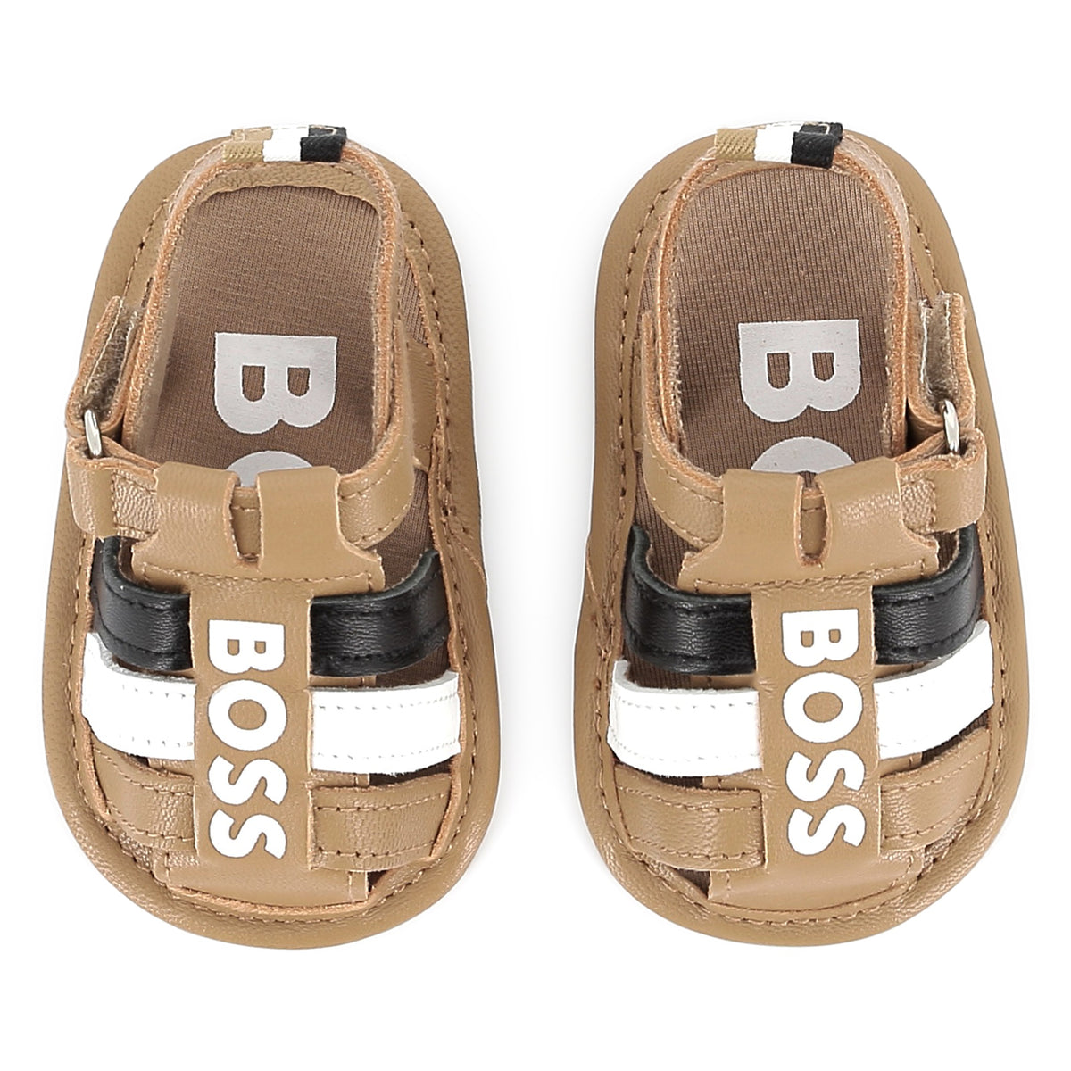 HUGO BOSS KIDS Baby Boys Tan Sandals | Sandals | Bon Bon Tresor