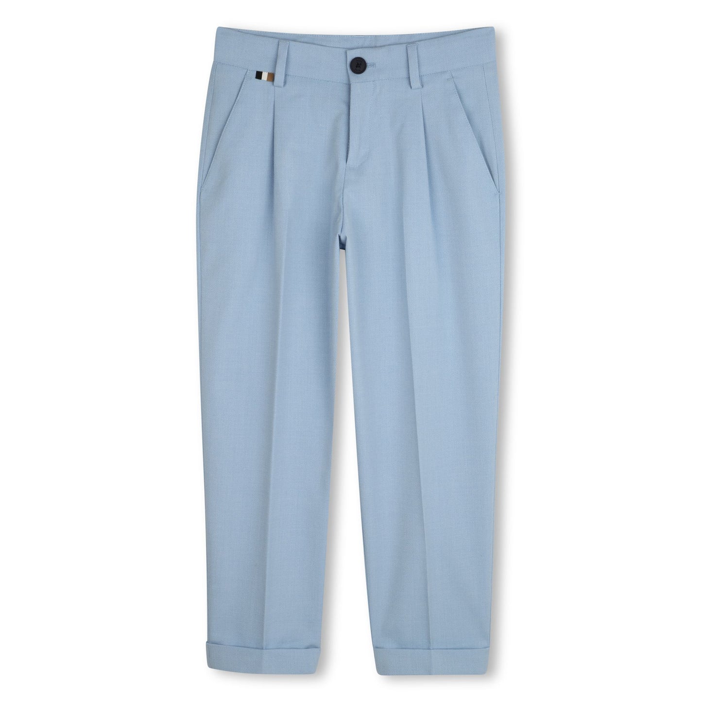 BOSS KIDSWEAR Boys Persian Blue Suit Trousers | Suits & Sets | Bon Bon Tresor