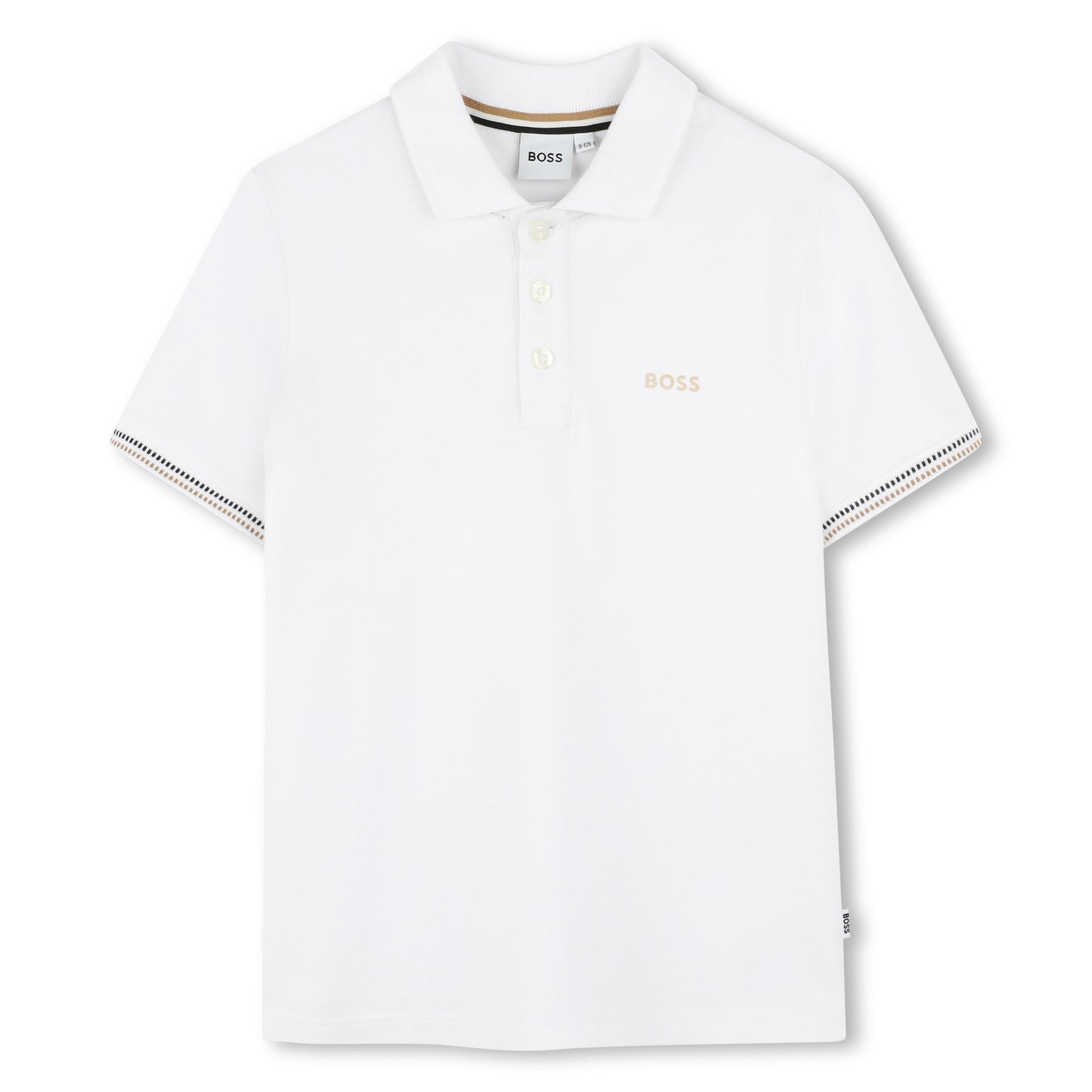 BOSS KIDSWEAR Boys Tricolour Stripe Polo Shirt | Tops & T-Shirts | Bon Bon Tresor