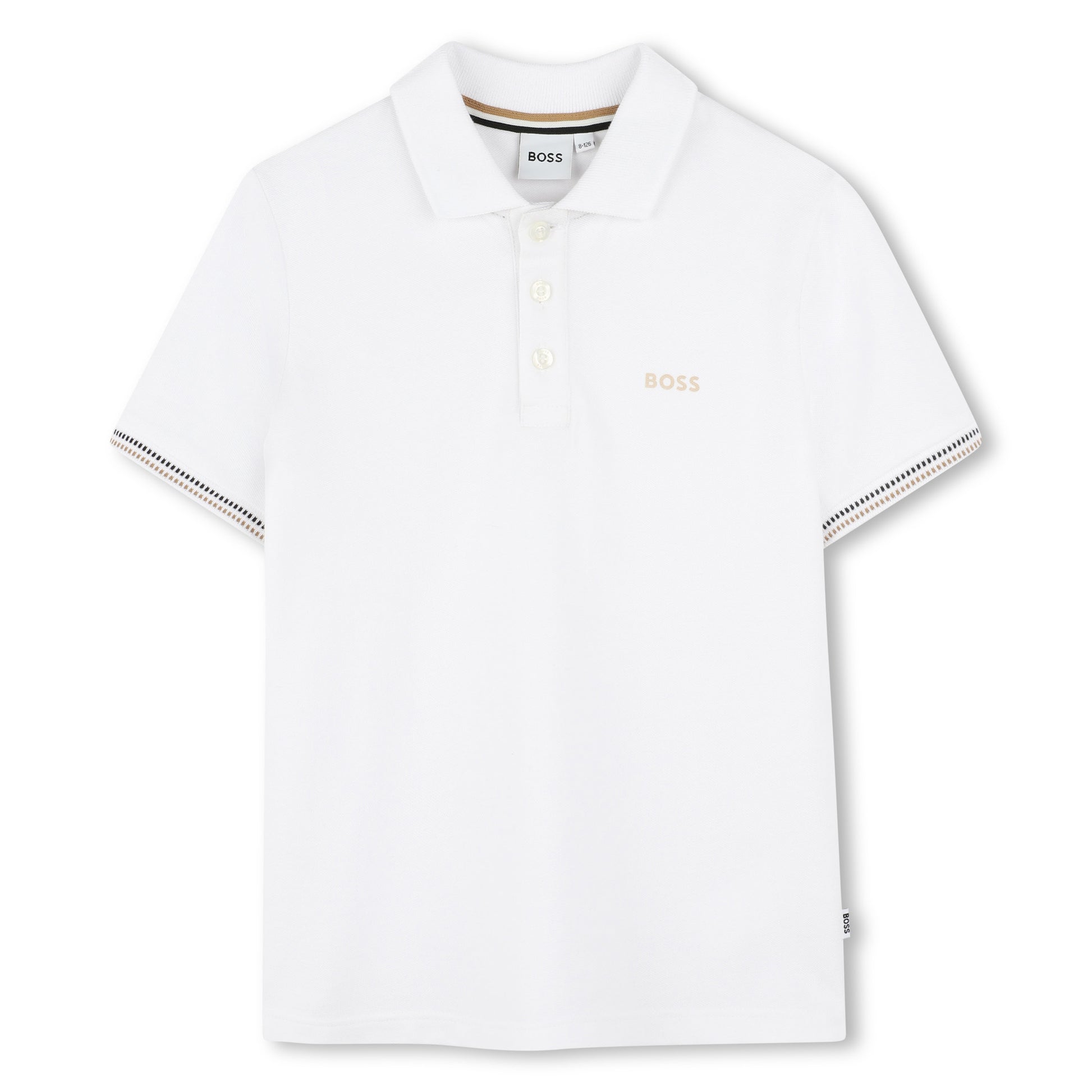 BOSS KIDSWEAR Boys Tricolour Stripe Polo Shirt | Tops & T-Shirts | Bon Bon Tresor