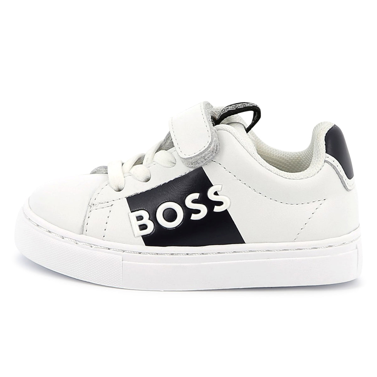 HUGO BOSS KIDS Boys White Trainers | Sneakers | Bon Bon Tresor