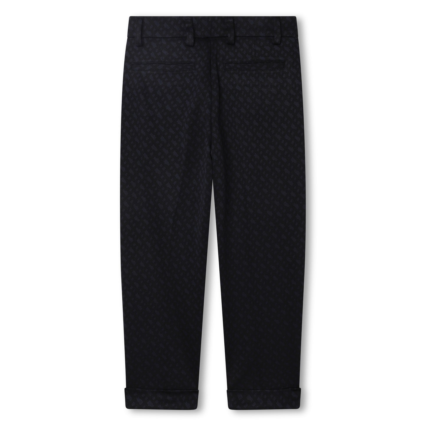 BOSS KIDSWEAR Boys Electric Blue Monogram Suit Trousers | Suits & Sets | Bon Bon Tresor