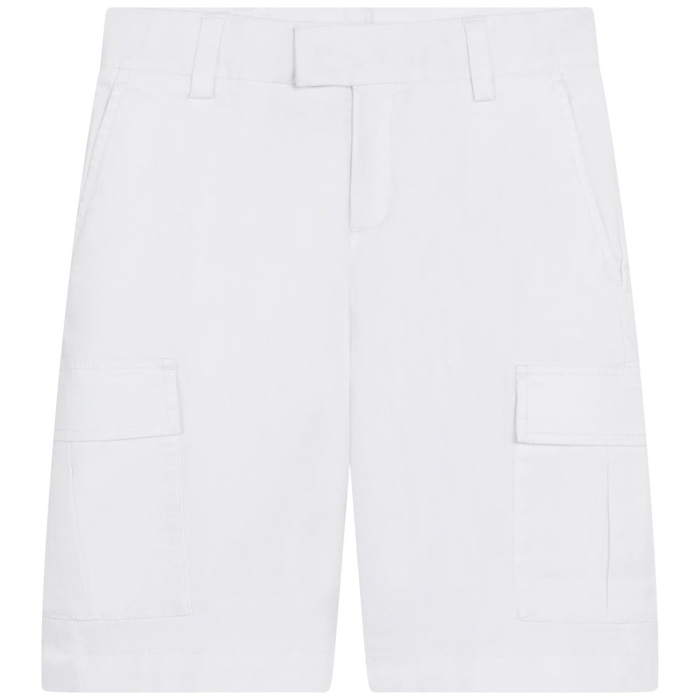 BOSS KIDSWEAR White Bermuda Shorts | Pants & Shorts | Bon Bon Tresor