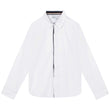 BOSS KIDSWEAR Boys White Oxford Long Sleeve Shirt | Suits & Sets | Bon Bon Tresor