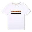 BOSS KIDSWEAR Boys White Short Sleeve T-Shirt | Tops | Bon Bon Tresor
