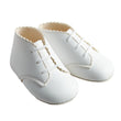 Baypods Soft Sole Lace Up Bootee - White | Dress Shoes | Bon Bon Tresor
