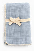 Bon Bon Tresor Blue Muslin Wrap | Wraps & Swaddles | Bon Bon Tresor