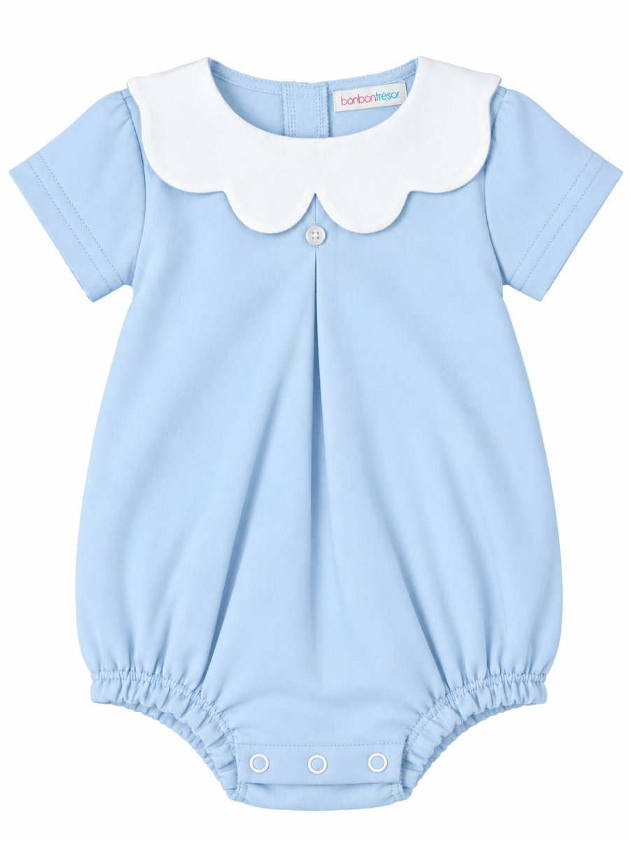 Bon Bon Tresor Baby Boy Blue Romper | Rompers & Playsuits | Bon Bon Tresor