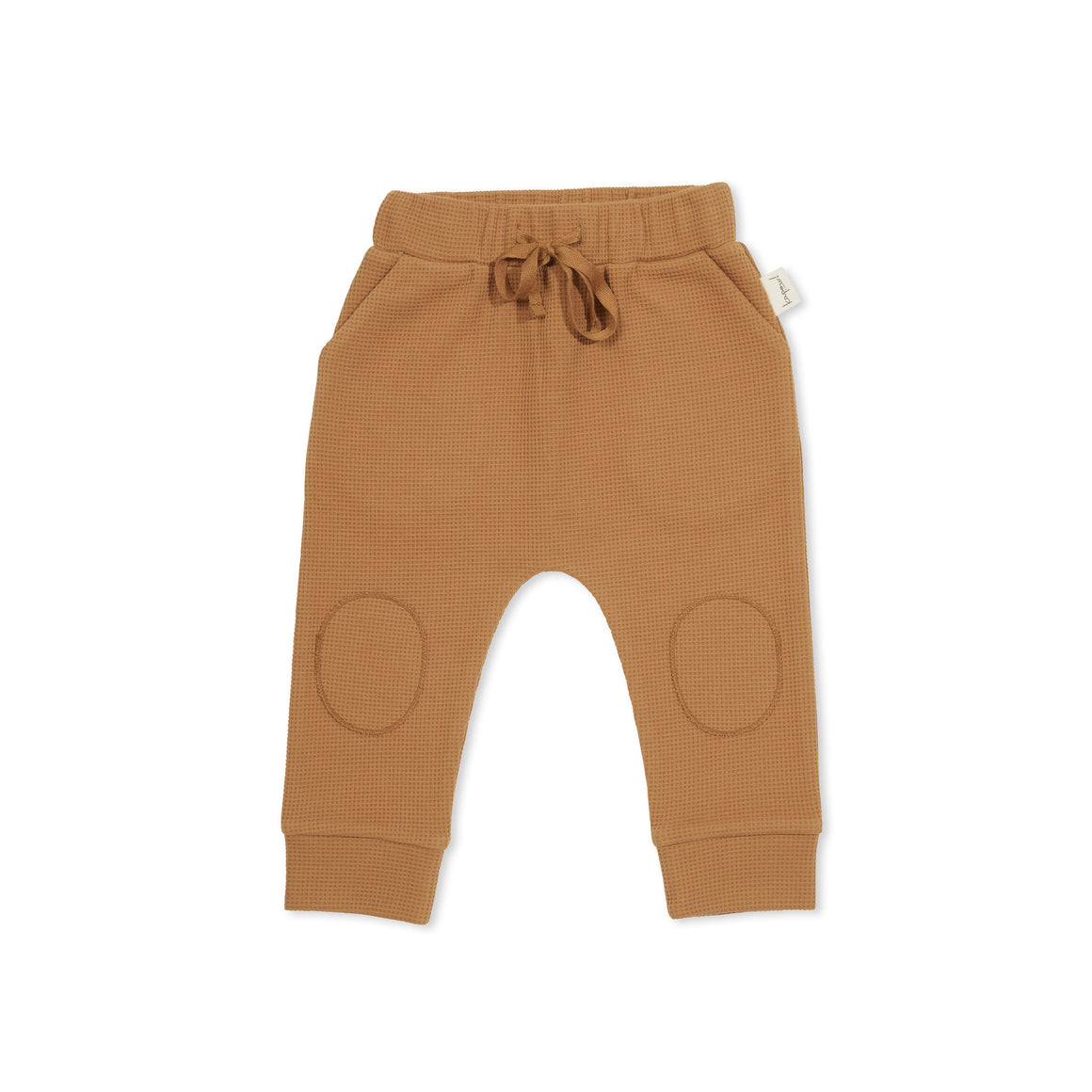 Kapow Kids Caramel Waffle Drop Crotch Pant | Pants & Shorts | Bon Bon Tresor