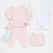 Carrement Beau Pink Knit Cardigan and Pant Set | Sweaters & Knitwear | Bon Bon Tresor
