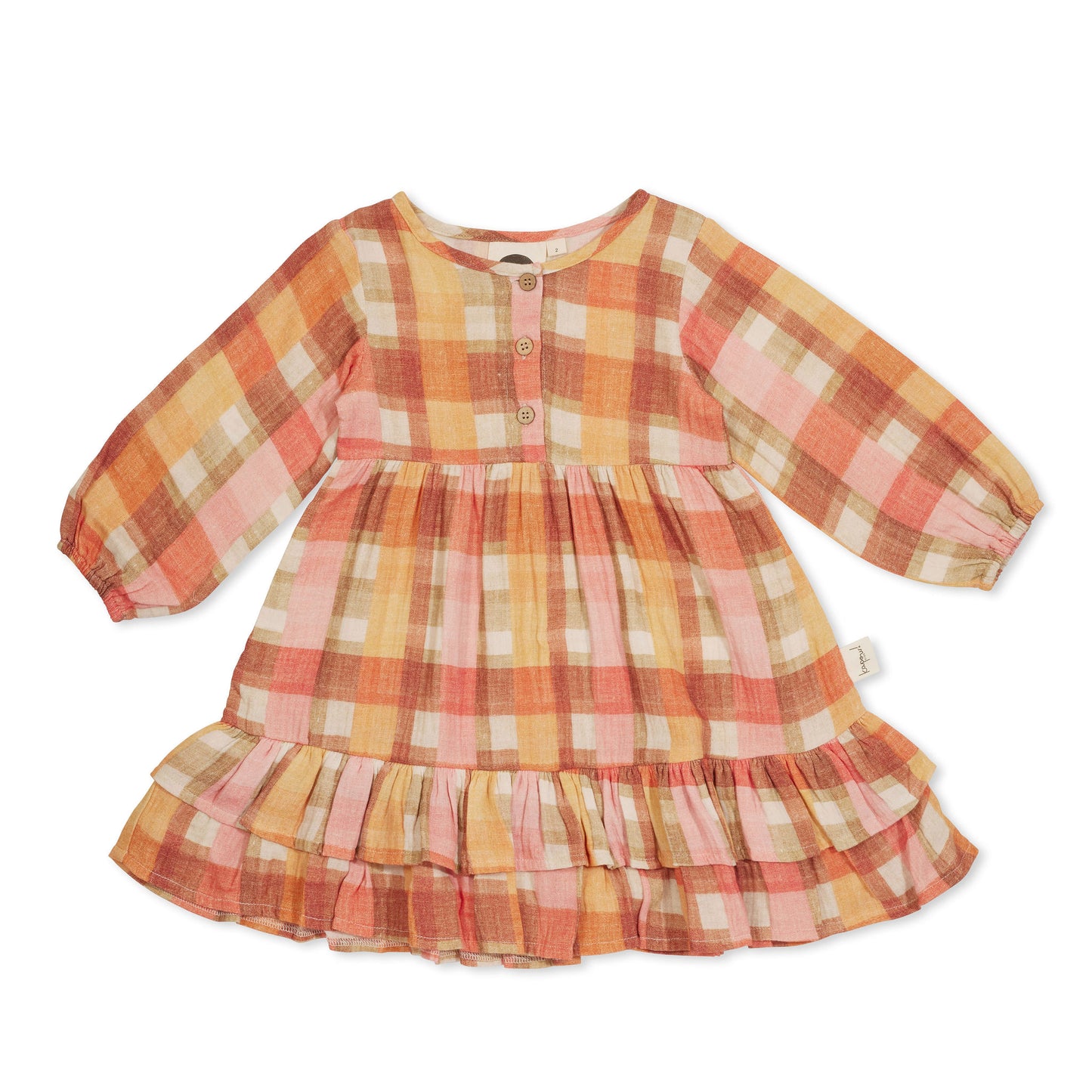 Kapow Kids Girls Check Me Out Trapeze Dress | Dresses | Bon Bon Tresor