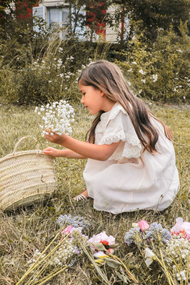 Louise Misha Girls Parvati Dress Blush | Dresses | Bon Bon Tresor