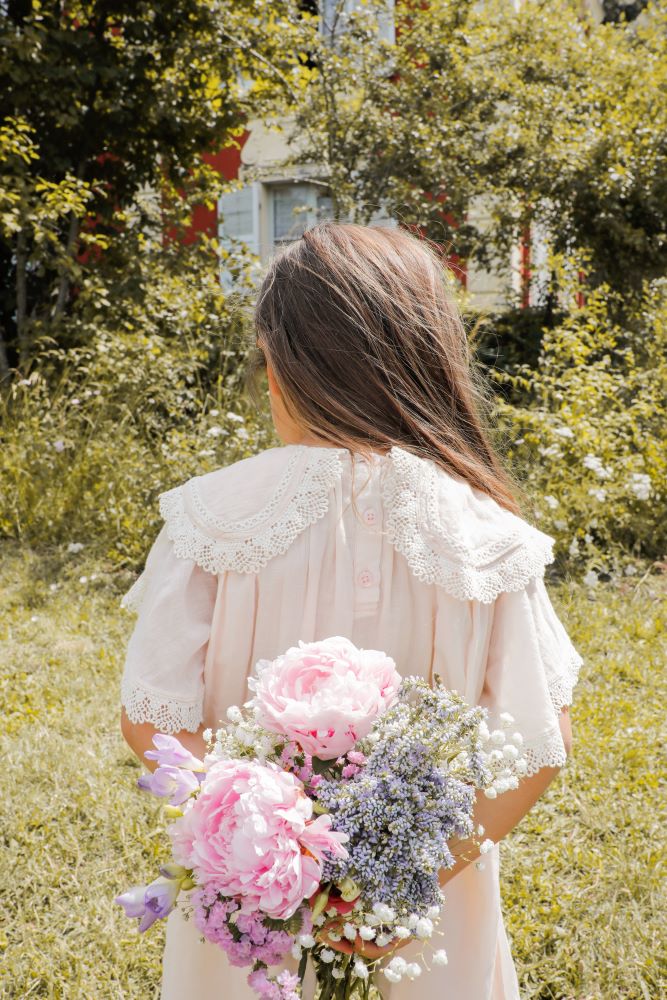 Louise Misha Girls Parvati Dress Blush | Dresses | Bon Bon Tresor