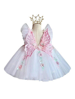 Mimi Miya Ava Butterfly Wing Tulle Dress