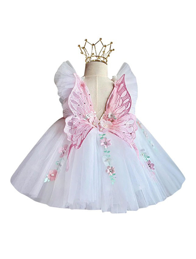 Mimi Miya Ava Butterfly Wing Tulle Dress