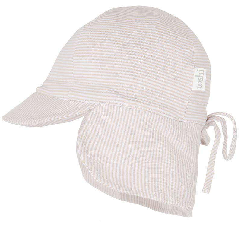 Toshi Flap Cap Baby Peanut | Hats | Bon Bon Tresor