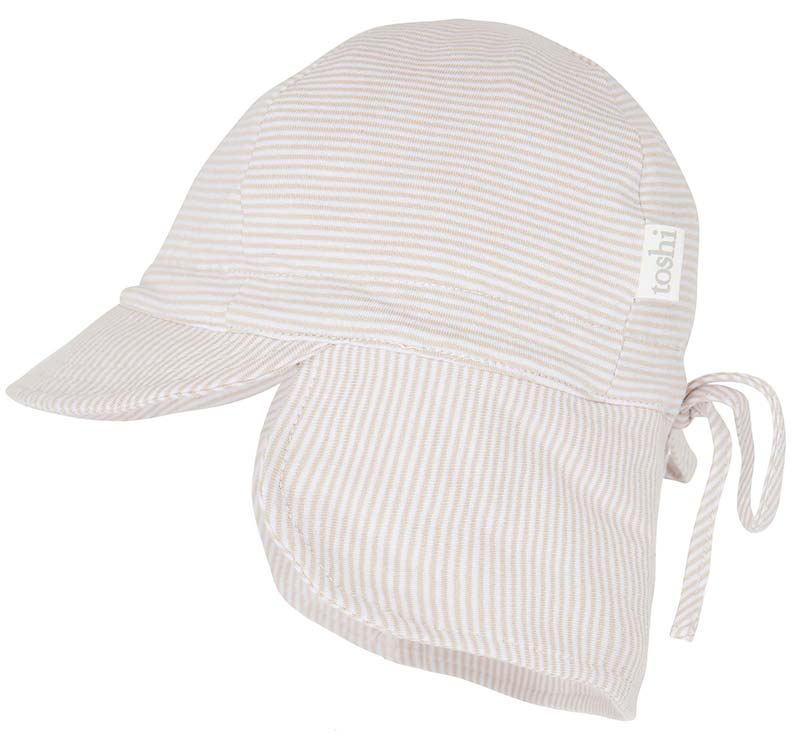 Toshi Flap Cap Baby Peanut | Sun hat | Bon Bon Tresor