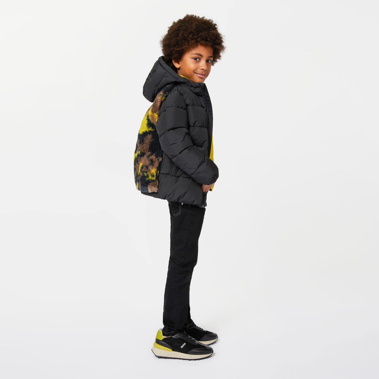 BOSS KIDSWEAR Boys Reversible Puffer Jacket | Coats & Jackets | Bon Bon Tresor