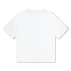 Hugo Kids Boys Short Sleeve T-Shirt - White | Tops & T-Shirts | Bon Bon Tresor