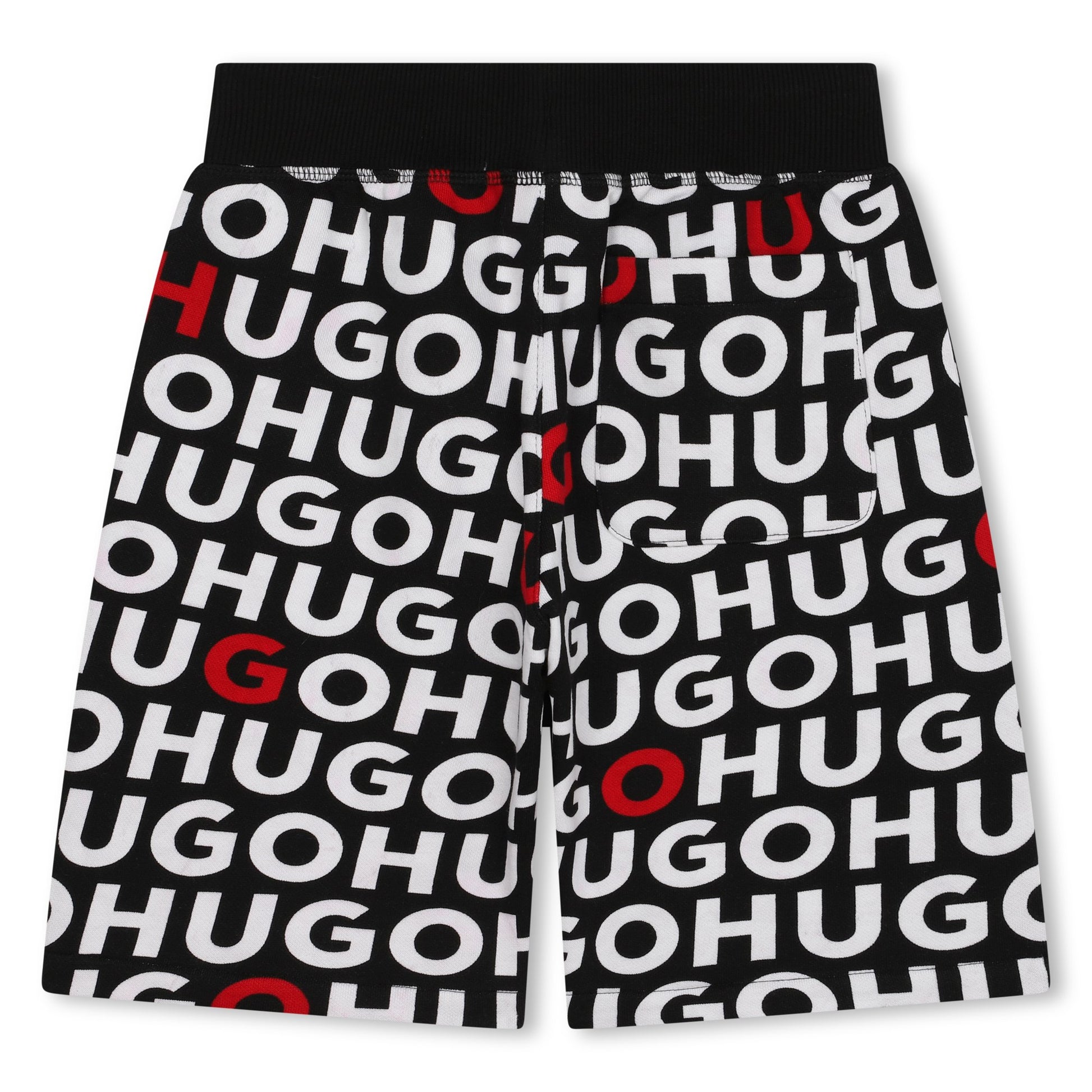 Hugo Kids Boys Monogram Shorts Black | Shorts | Bon Bon Tresor